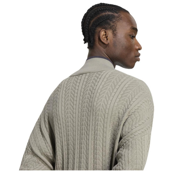 Adidas Ανδρική πλεκτή ζακέτα Firebird Cable Knit Track Top